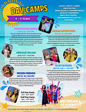 Michigan Summer Dance Camps 2025